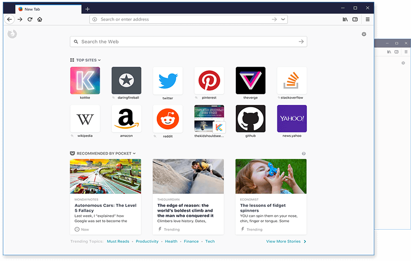 Screenshot Firefox